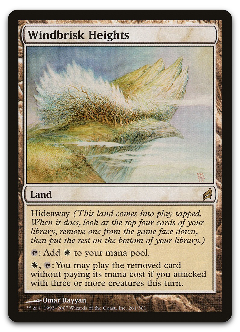 Windbrisk Heights #281 (LP) Lorwyn LRW Magic MTG - Foto 1 di 2