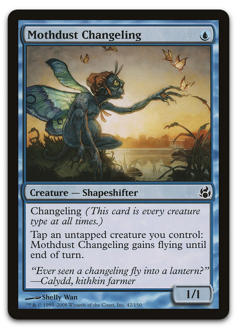 Mothdust Changeling #42 (NM) Morningtide MOR Magic Magic The Gathering - Imagen 1 de 2