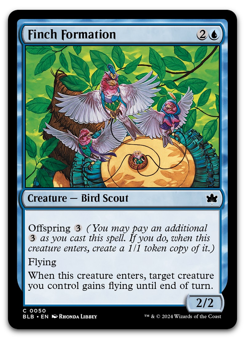 Finch Formation #50 (NM) Bloomburrow BLB Magic Magic The Gathering - Imagen 1 de 2