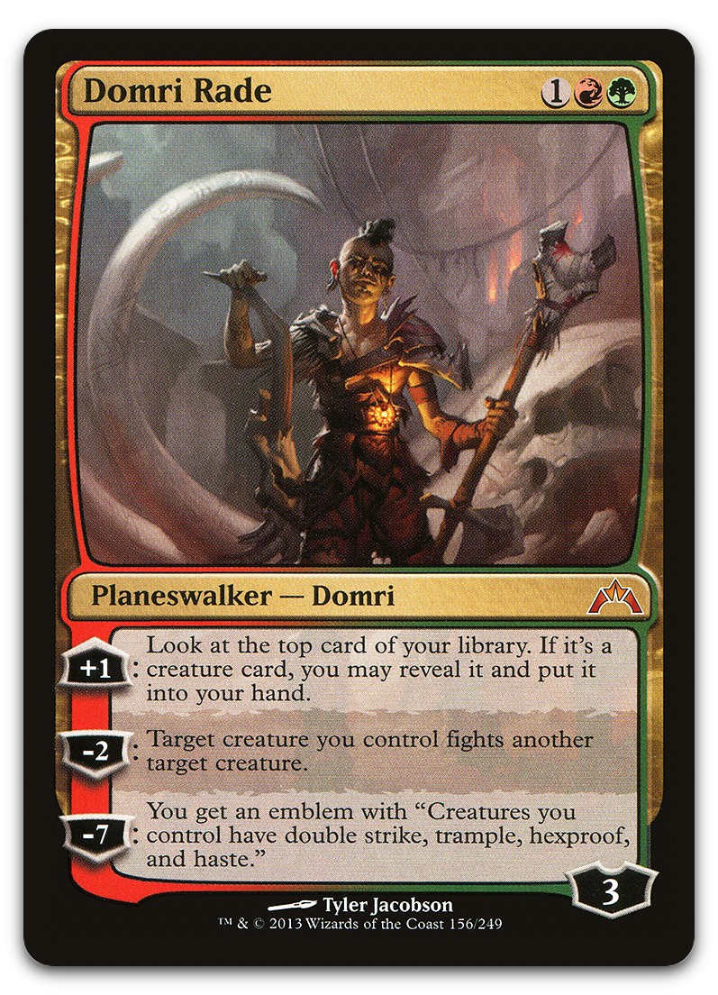 Domri Rade #156 (LP) Gatecrash GTC Magic MTG